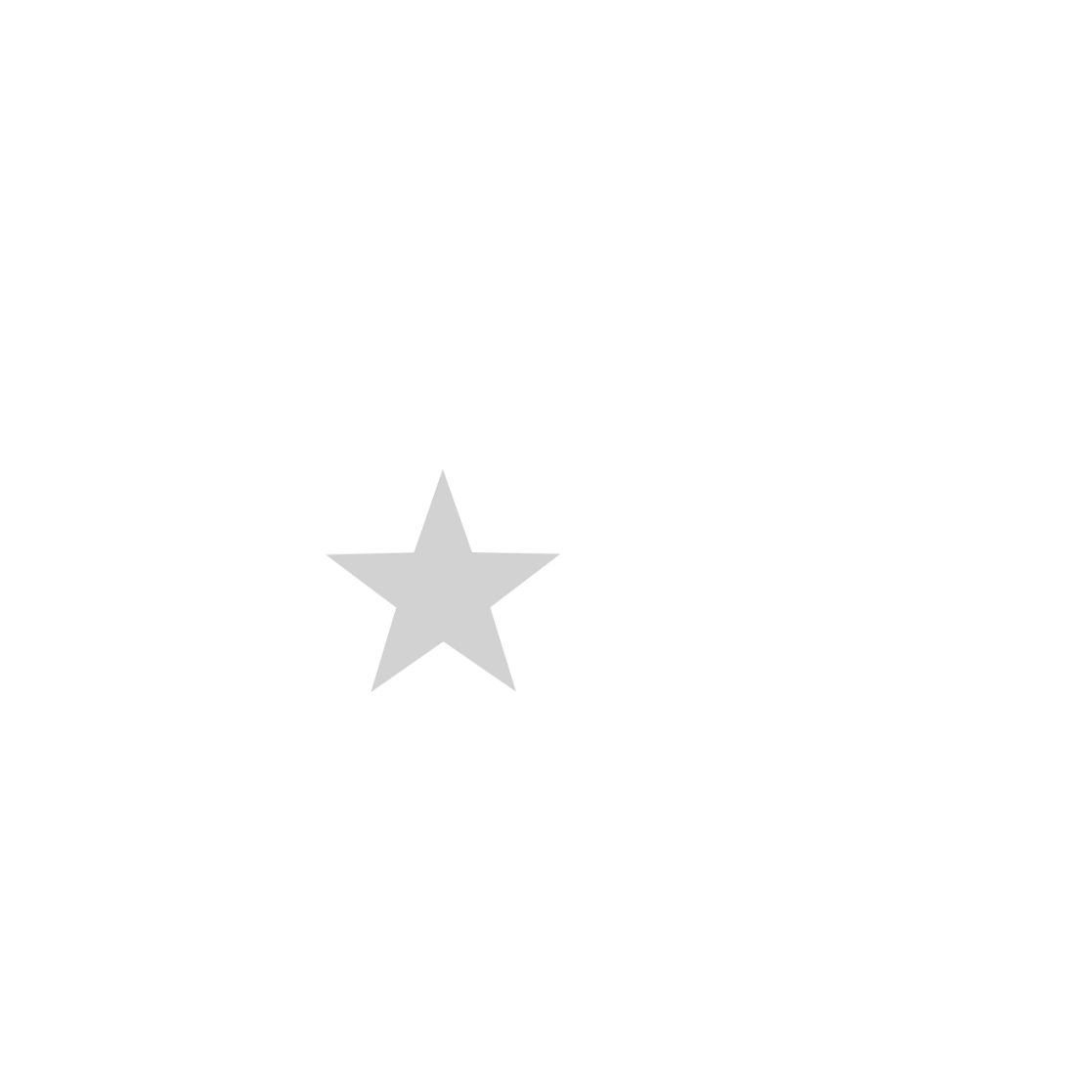 Paul Thorson Logo White